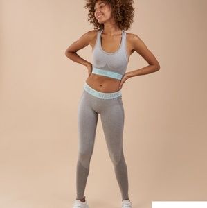 GymShark flex leggings turquoise